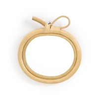 Зеркало Из ротанга в форме яблока Nogu единый размер бежевый LA REDOUTE INTERIEURS  фото, kupilegko.ru